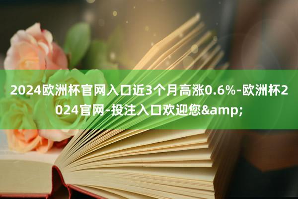 2024欧洲杯官网入口近3个月高涨0.6%-欧洲杯2024官网-投注入口欢迎您&