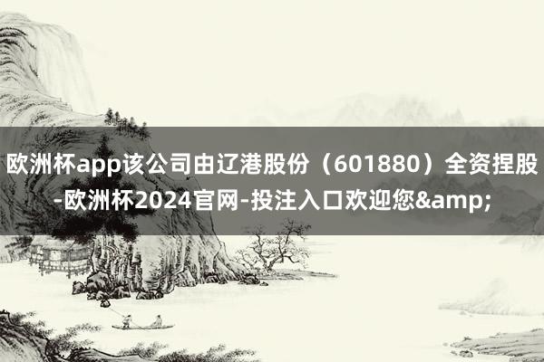 欧洲杯app该公司由辽港股份（601880）全资捏股-欧洲杯2024官网-投注入口欢迎您&