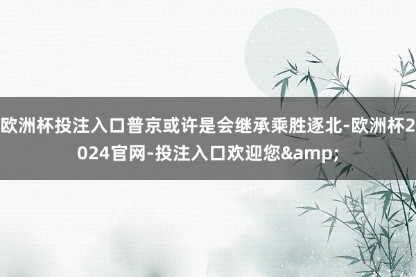 欧洲杯投注入口普京或许是会继承乘胜逐北-欧洲杯2024官网-投注入口欢迎您&