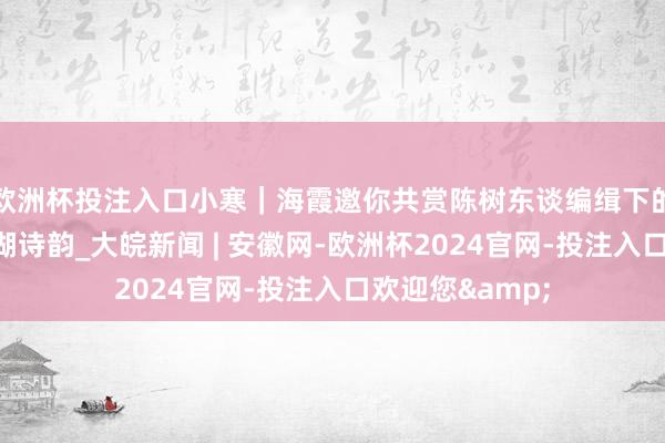 欧洲杯投注入口小寒|海霞邀你共赏陈树东谈编缉下的断桥残雪与西湖诗韵_大皖新闻 | 安徽网-欧洲杯2024官网-投注入口欢迎您&